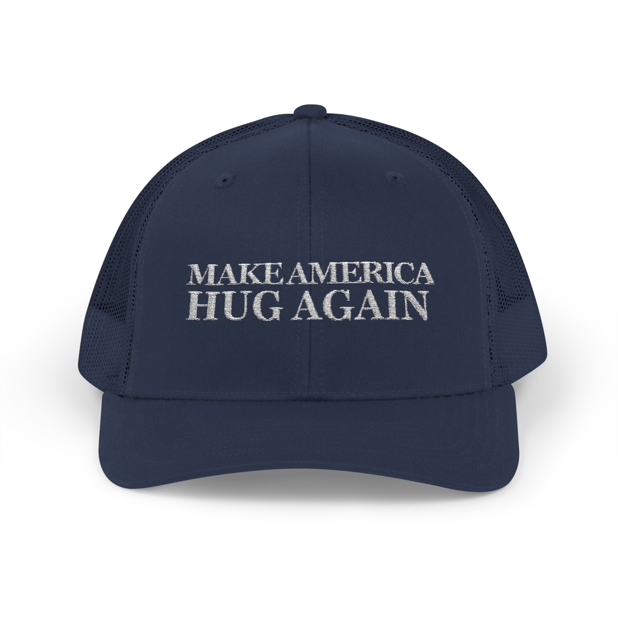 Make America Hug Again Snapback Trucker Cap - Make America Hug Again, Funny Hat, Gift for Friends, Father's Day, Casual Wear - Image 13
