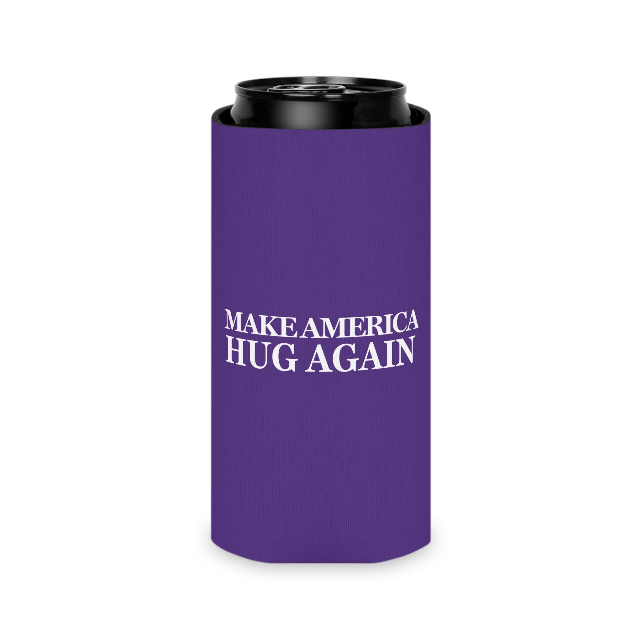 Make America Hug Again Can Cooler - Purple - Image 7