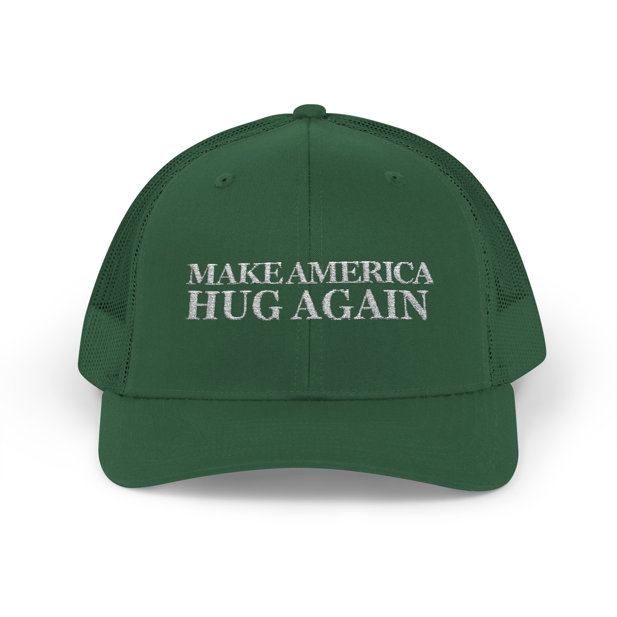 Make America Hug Again Snapback Trucker Cap - Make America Hug Again, Funny Hat, Gift for Friends, Father's Day, Casual Wear - Image 9