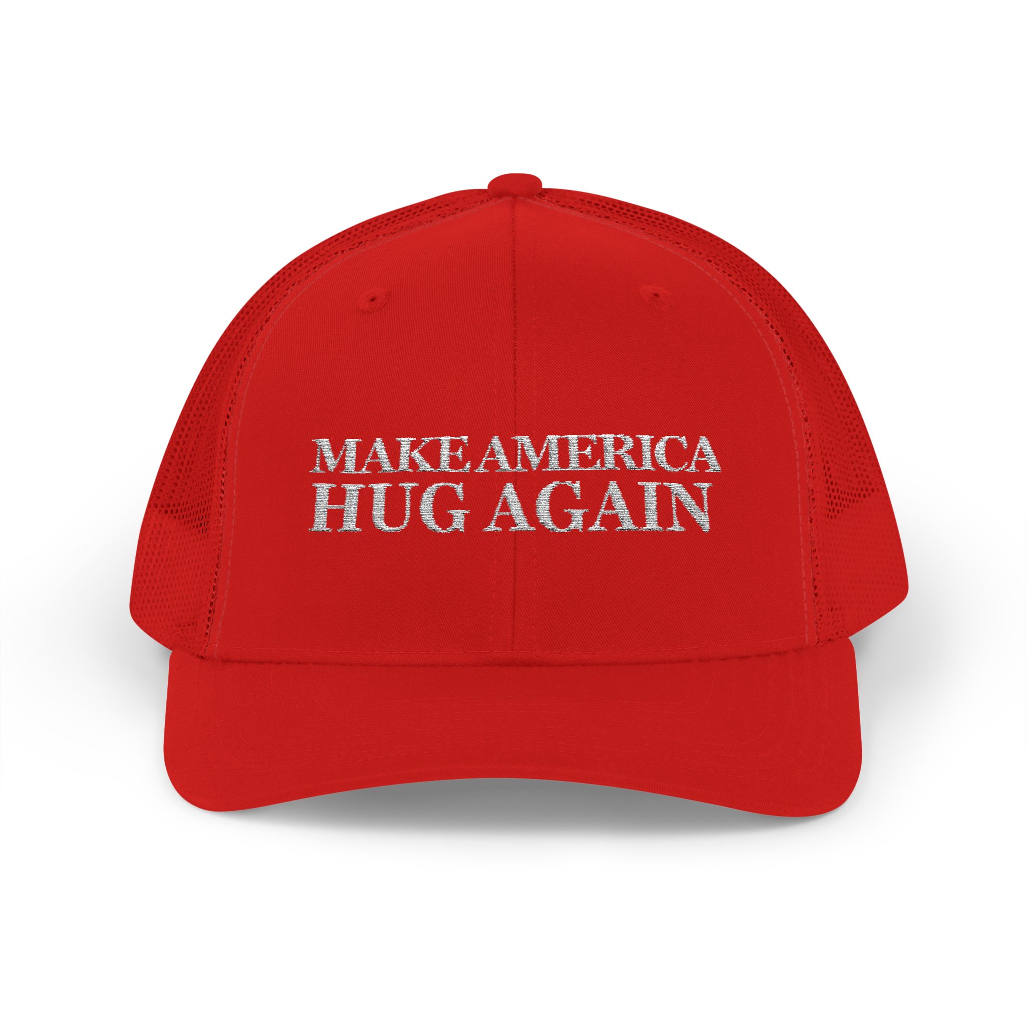 Make America Hug Again Snapback Trucker Cap - Make America Hug Again, Funny Hat, Gift for Friends, Father's Day, Casual Wear