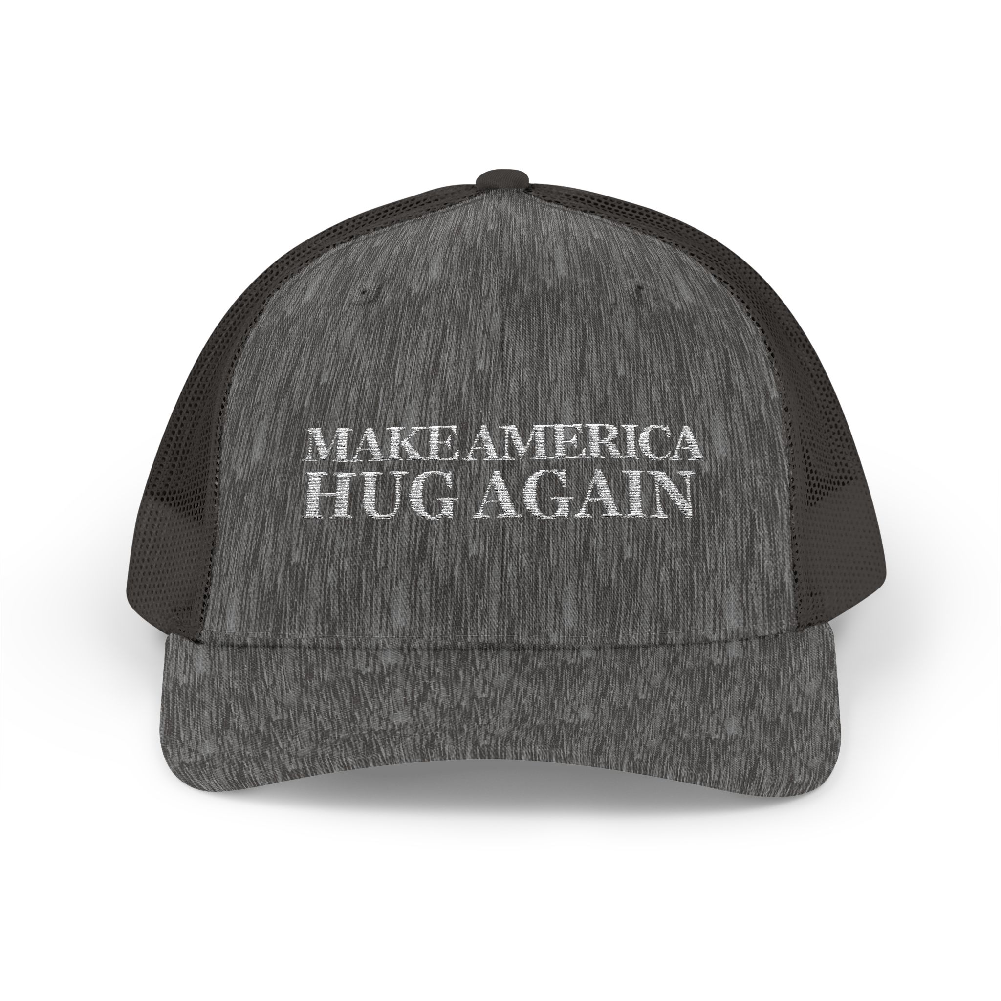 Make America Hug Again Snapback Trucker Cap - Make America Hug Again, Funny Hat, Gift for Friends, Father's Day, Casual Wear - Image 5